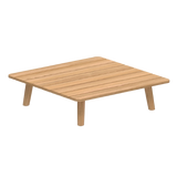 Mambo Lounge table/footrest, teak/teak