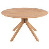 Carmen ronde tafel teak 150cm.