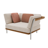 Flows Lounge chair teak/flint PCA