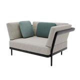 Flows Lounge chair teak nero/black PCA