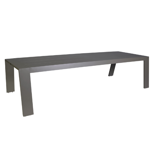 Viking tafel aluminium antraciet 255 cm