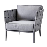 Conic lounge chair grey