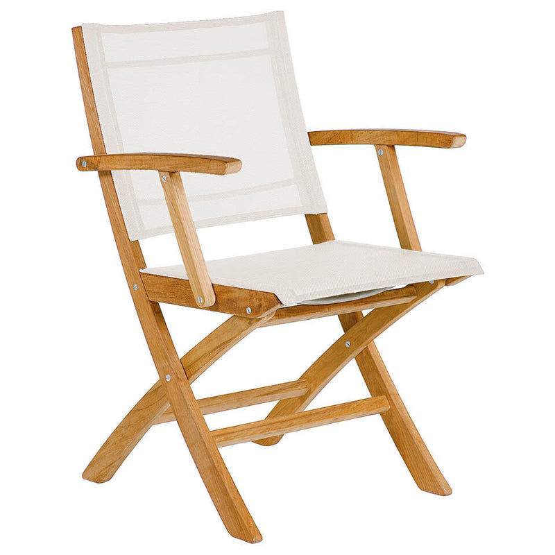 Horizon opklapbare eetkamerstoel met arml. pearl