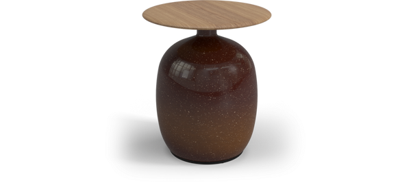 Gloster Blow Low Side Table Clay