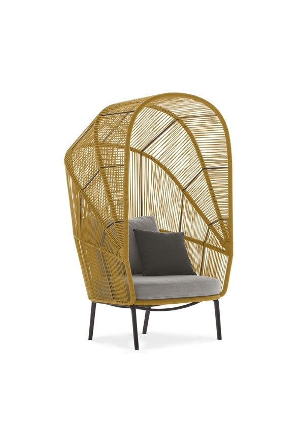 Rilly Cocoon chair saffron touch