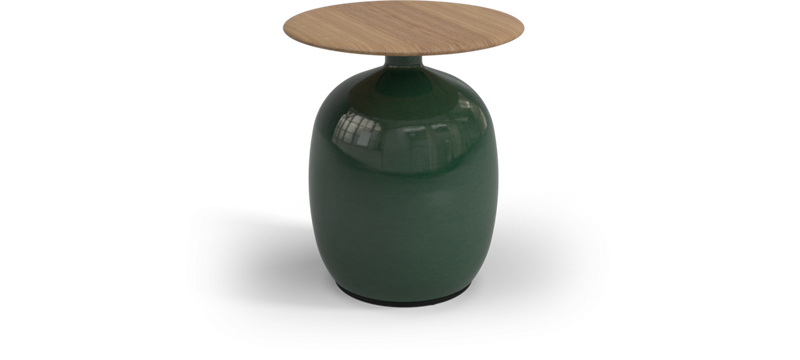 Gloster Blow Low Side Table Emerald
