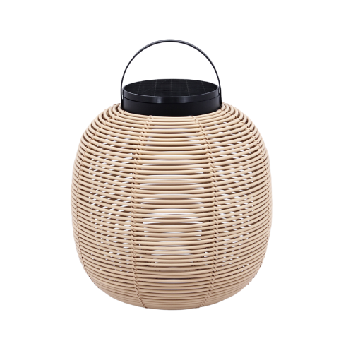 Tika lantern small 41cm. h, black/black wicker