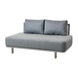 Moments 2 seater sofa module grey