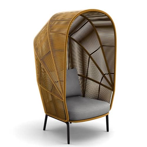 Rilly Cocoon chair saffron touch