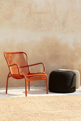 Otto footstool charcoal