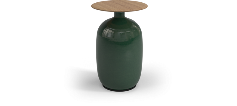 Gloster Blow High Side Table Emerald
